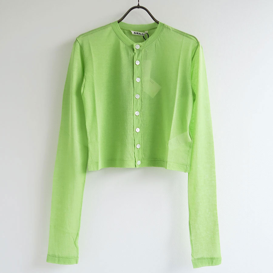 【AURALEE/オーラリー】, HARD TWIST COTTON GAUZE CARDIGAN , A24SC01RB