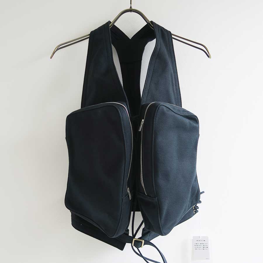 FUMIKA UCHIDA/フミカウチダ】COTTON CANVAS TACTICAL VEST CCBLFU-01