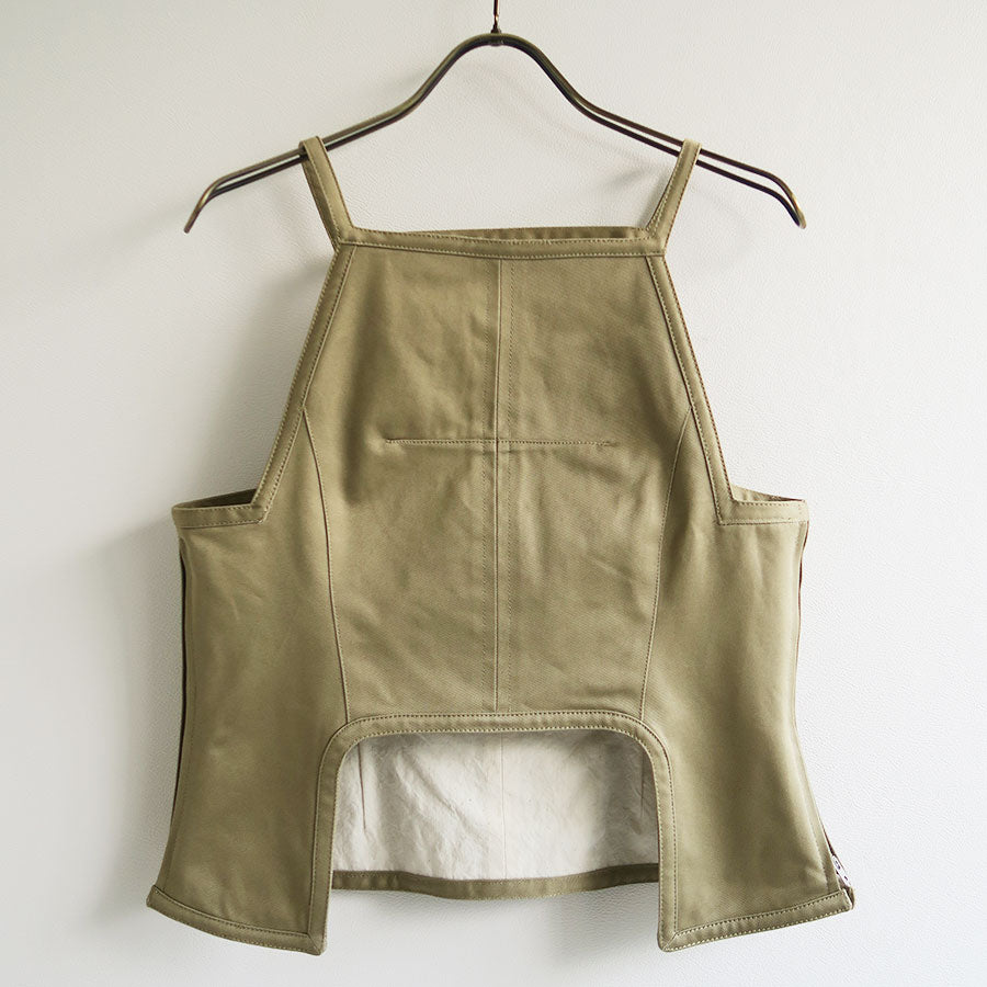 FUMIKA UCHIDA/フミカウチダ】UNIFORM WEAPON SQUARE-NECK TOP V FUMIKA UCHIDA/フミカウチダ】UNIFORM WEAPON SQUARE-NECK TOP V