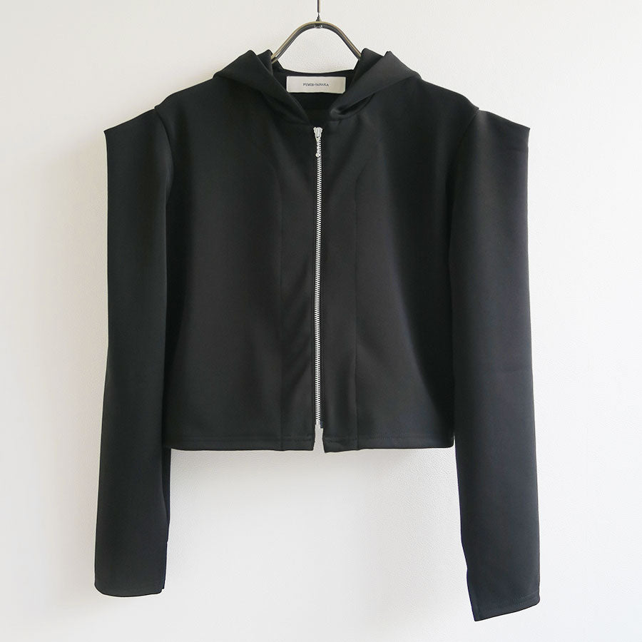 FUMIE TANAKA/フミエタナカ】square shoulder hoodie F26A-21の通販