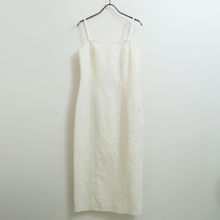 AURALEE/オーラリー】WOOL COTTON LINEN OX CAMISOLE DRESS A26SD07WO
