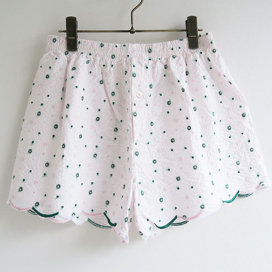FUMIKA UCHIDA/フミカウチダ】Seersucker Trunk Shorts X-UWSPT005の