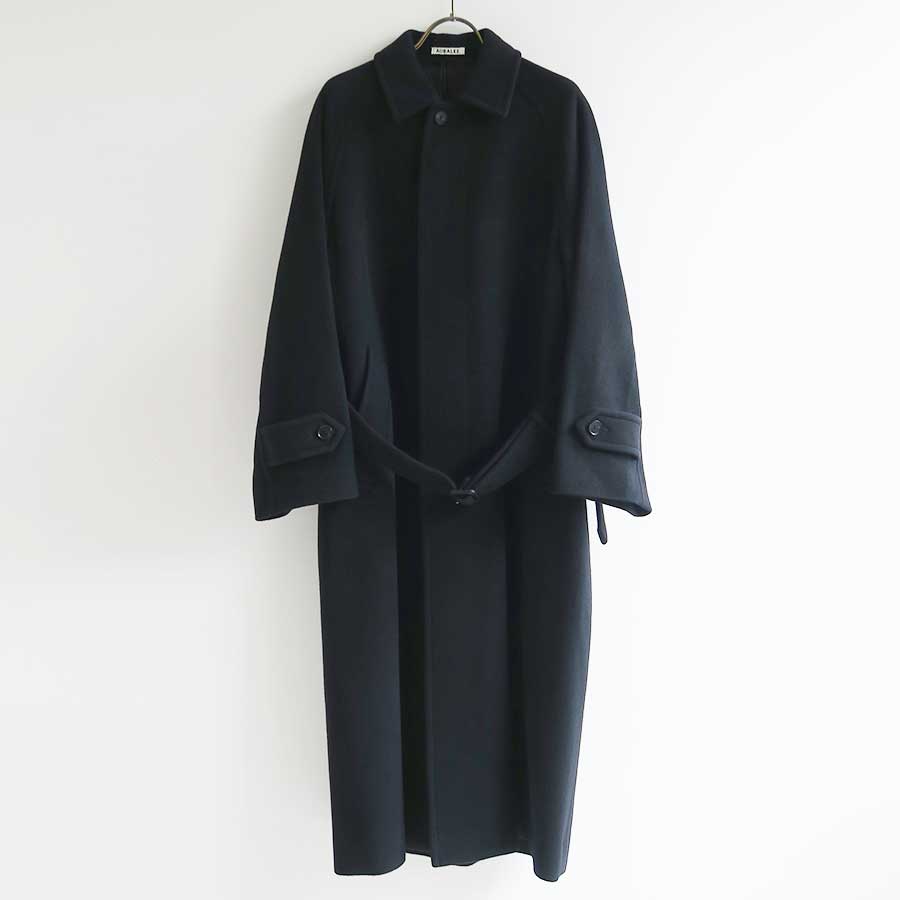 AURALEE/オーラリー】SUPER FINE WOOL MOSSER SOUTIEN COLLAR COAT