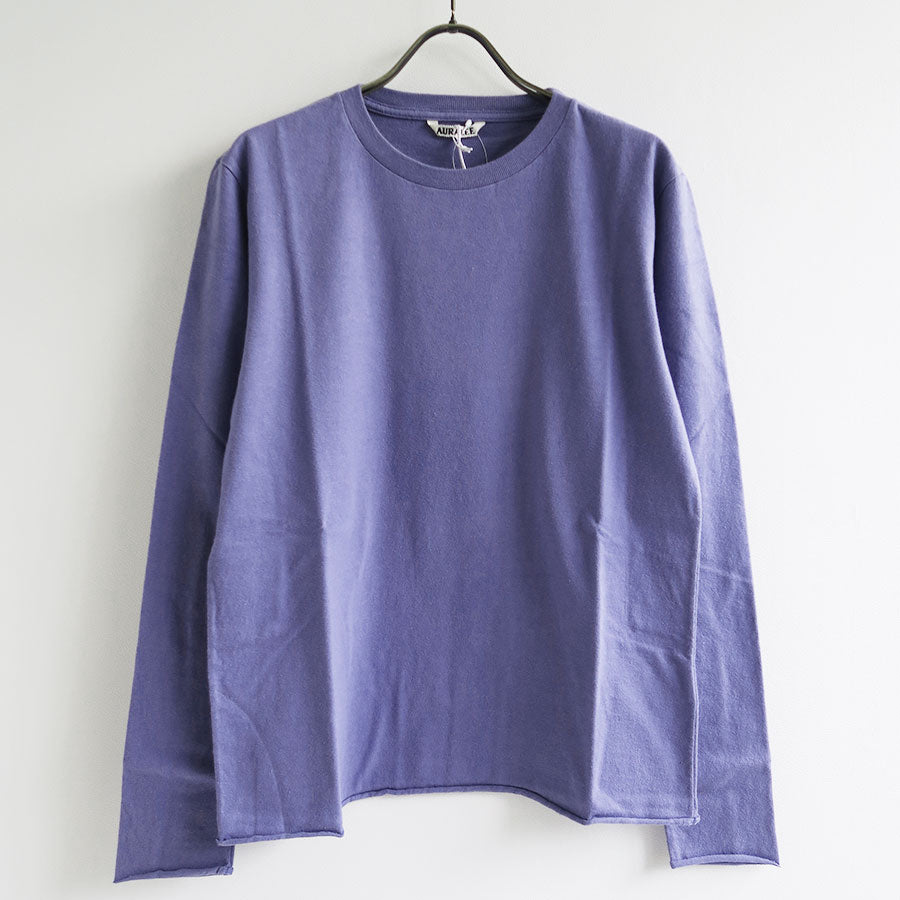 AURALEE/オーラリー】BRUSHED ORGANIC COTTON JERSEY L/S TEE