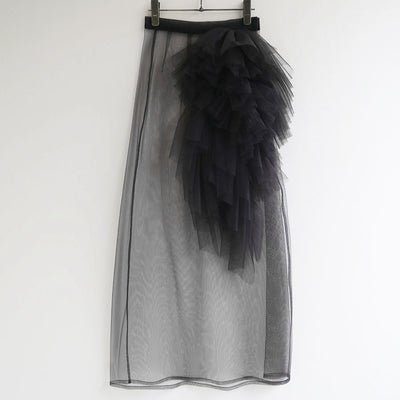 【MARGE/マージ】<br>Tulle decorative over skirt <br>1007-0105-334