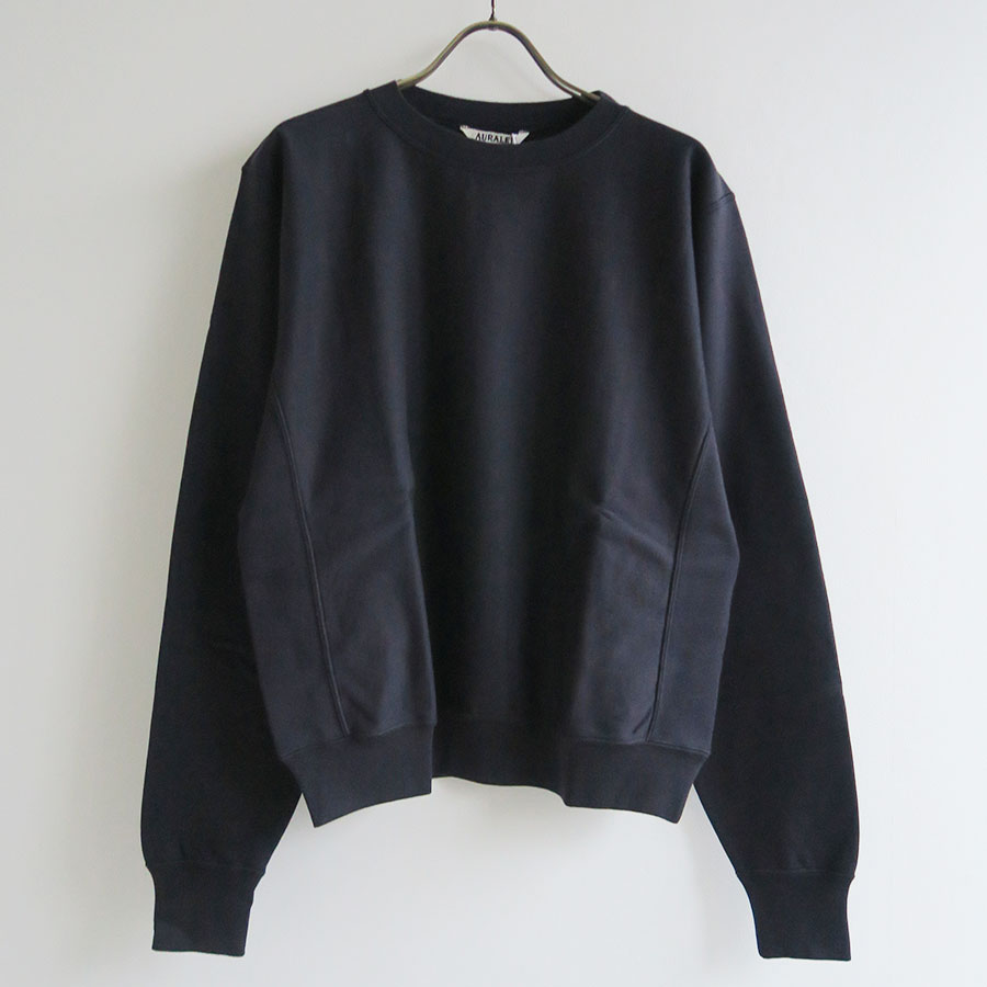 AURALEE 薄手スウェット AURALEE/オーラリー】ELASTIC HIGH GAUGE SWEAT P/O A26SP03NUの通販