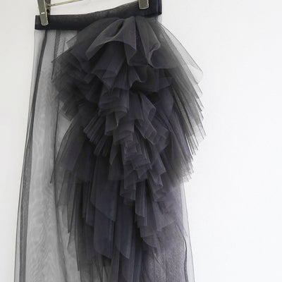 【MARGE/マージ】<br>Tulle decorative over skirt <br>1007-0105-334
