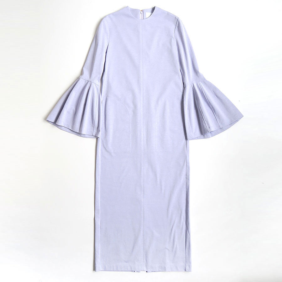 Mame Kurogouchi/マメ】Volume Sleeve Cotton Jersey Dress MM24SS 