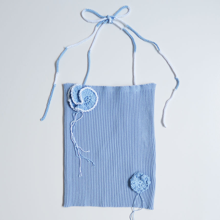 Kijun/キジュン】Crochet Knit Tube Top 25SSW211の通販