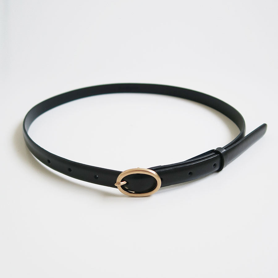 マメ　mame Cow Hide Leather Narrow Belt Mame Kurogouchi/マメ】Cow Hide Leather Narrow Belt MM26FW-AC306の