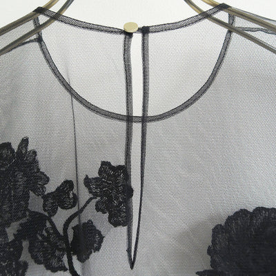 【MARGE/マージ】<br>Tulle embroidery p/o <br>1007-0102-336