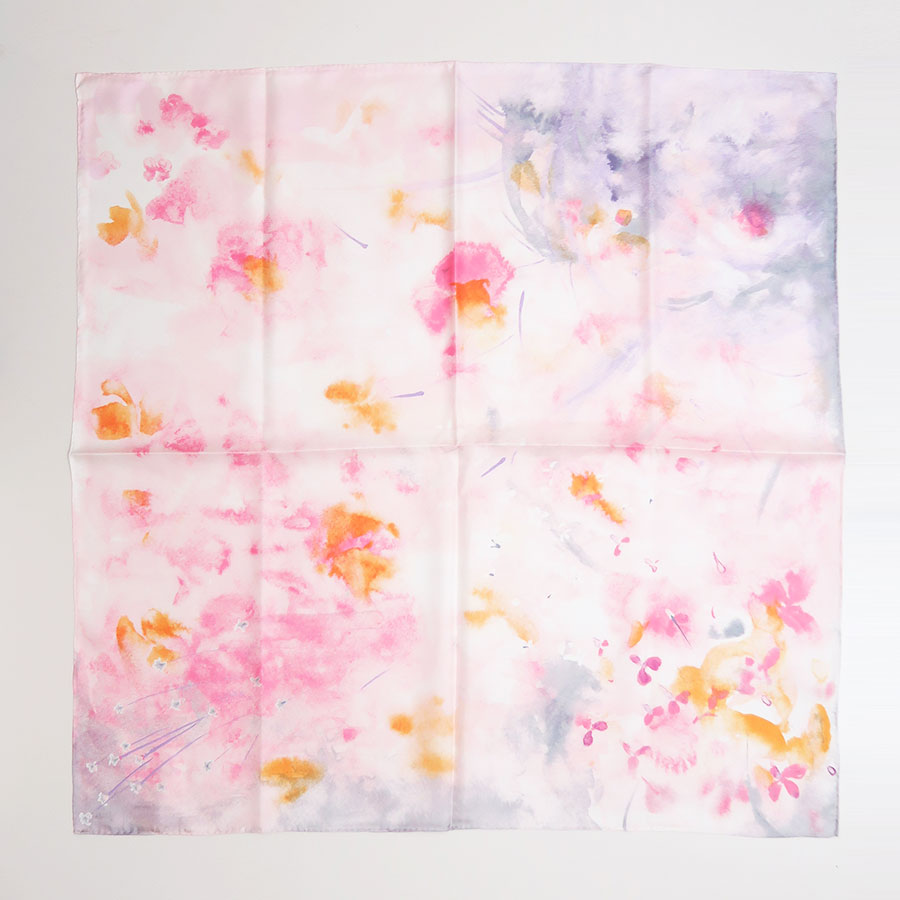 Mame Kurogouchi/マメ】Hand Printed Silk Scarf MM26SS-AC314の通販