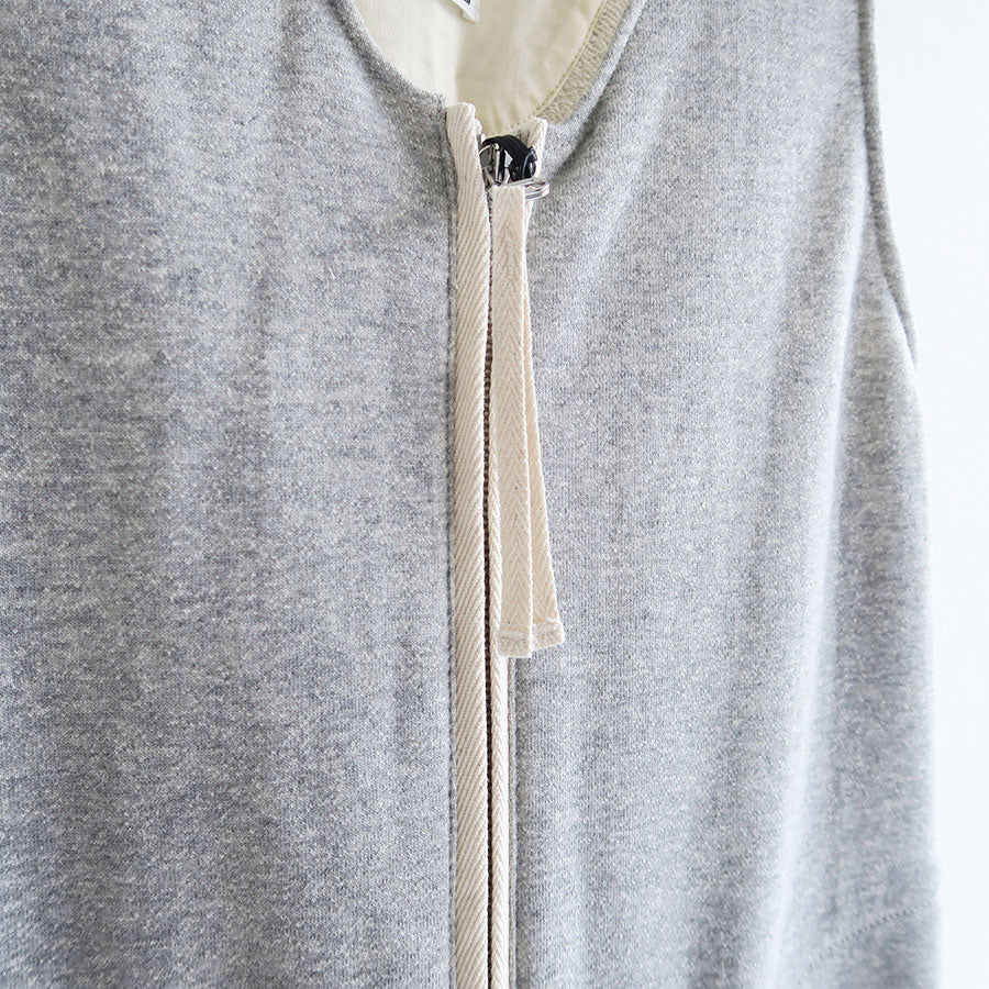 【BOWTE/バウト】<br>COTTON LOOP WHEEL ZIP ALL IN ONE <br>241-02-0002