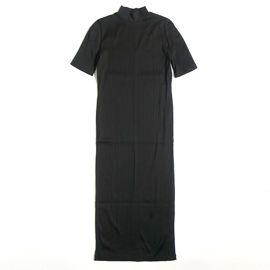 Mame Kurogouchi/マメ】Random Ribbed Cotton Dress MM24SS-JS050の 
