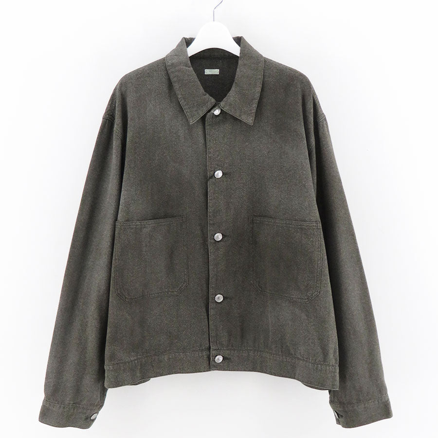 A.PRESSE/アプレッセ】Vintage Black Chambray Work Jacket 26SAP-01