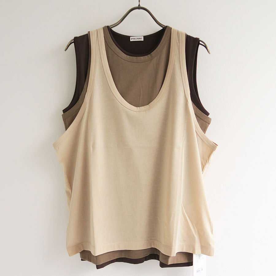 INSCRIRE/アンスクリア】Light Jersey Layered T/T I25SS-CUT17