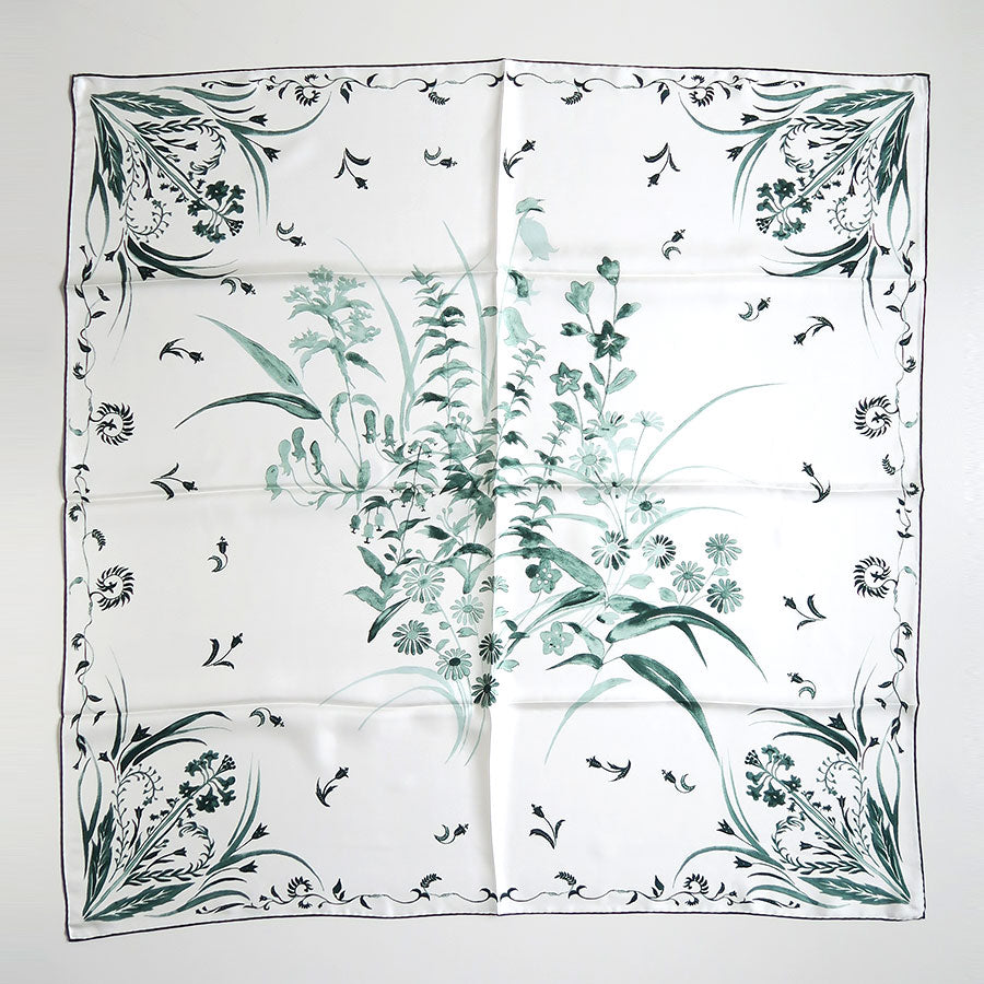 Mame Kurogouchi/マメ】Hand Printed Silk Scarf MM26FW-AC315の通販