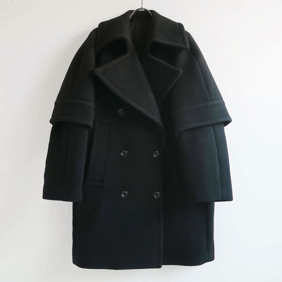 PHOTOCOPIEU/フォトコピュー】DOUBLE-BREASTED COAT (EVA) 232EVAの