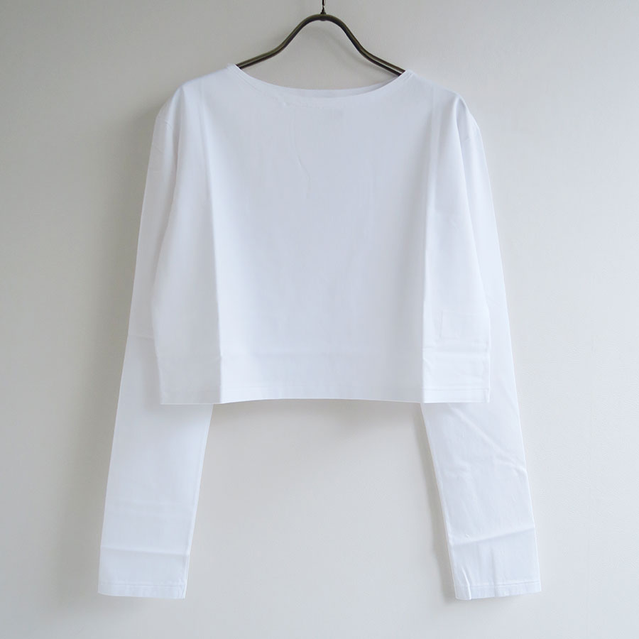 AURALEE/オーラリー】HIGH GAUGE COTTON JERSEY BOAT NECK L/S TEE
