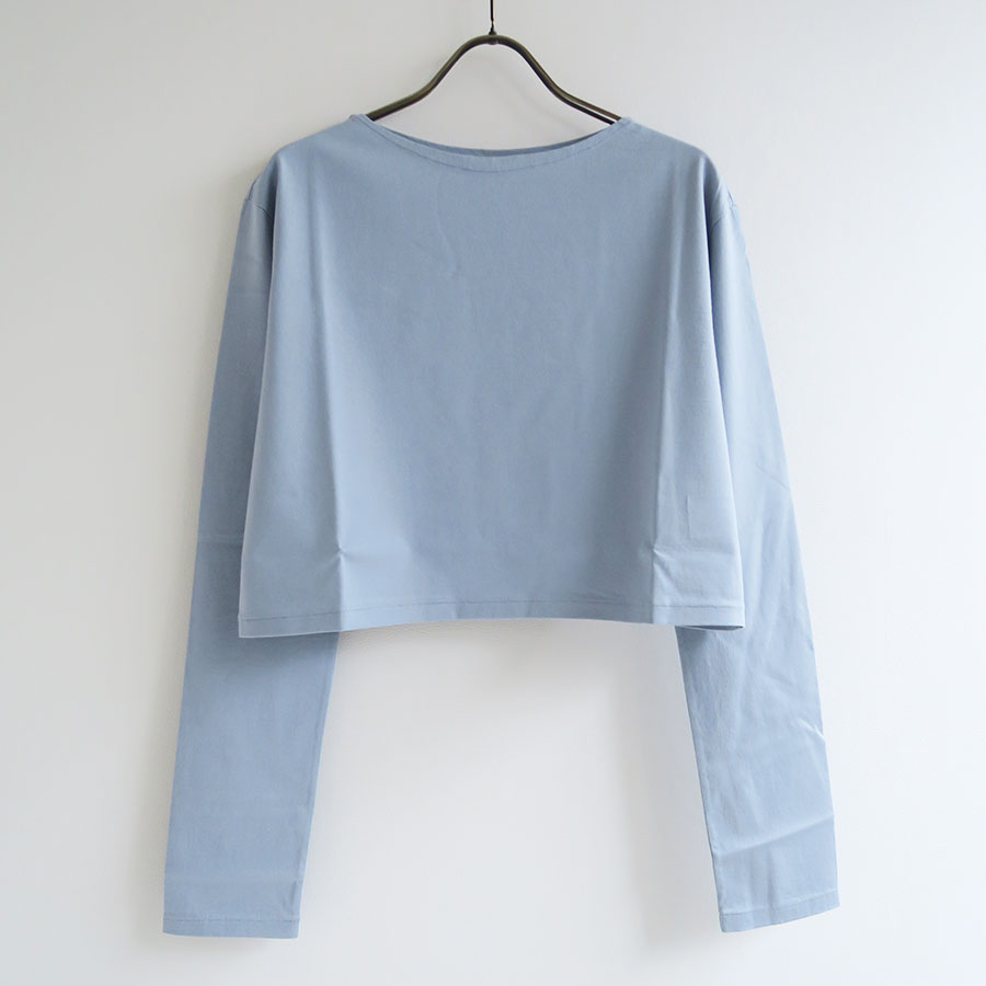 AURALEE/オーラリー】ORGANIC COTTON HIGH GAUGE JERSEY BOAT NECK L/S