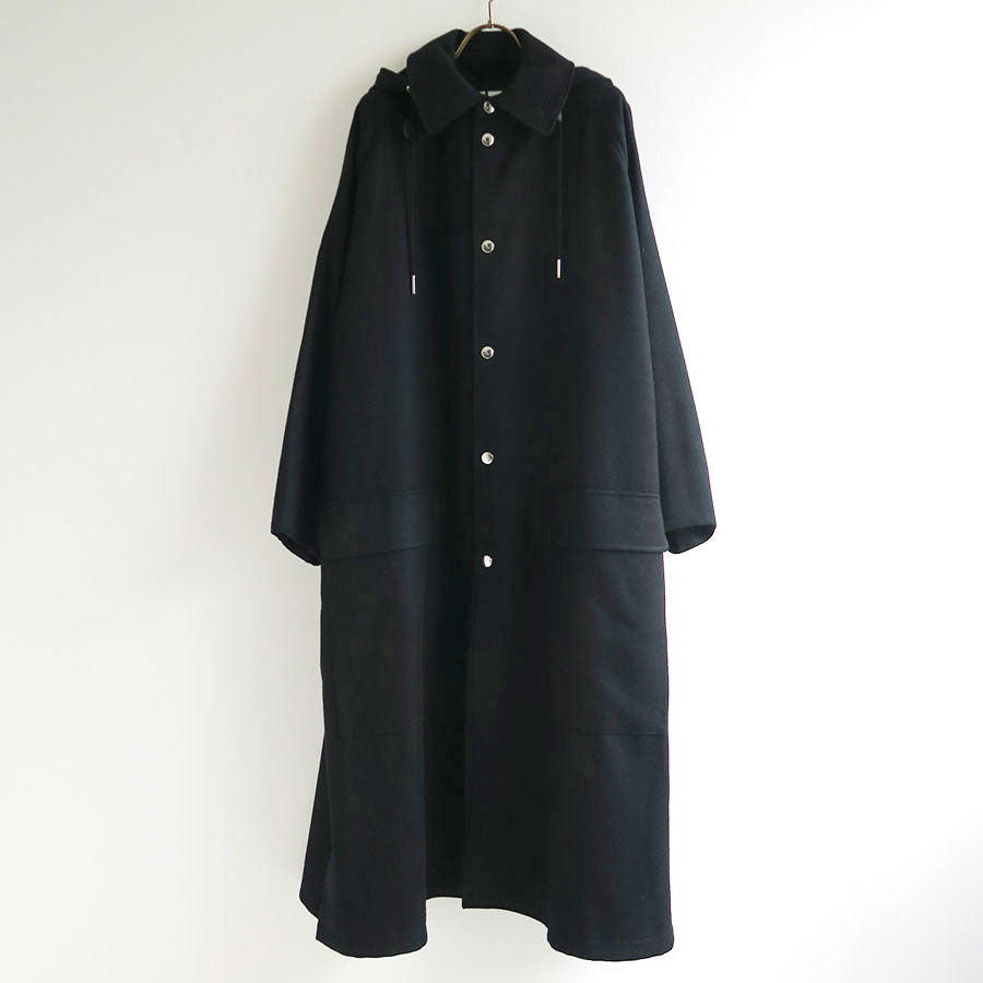 THE RERACS/ザ・リラクス】RERACS HOODED BAL COLLAR COAT 23FW-RECT