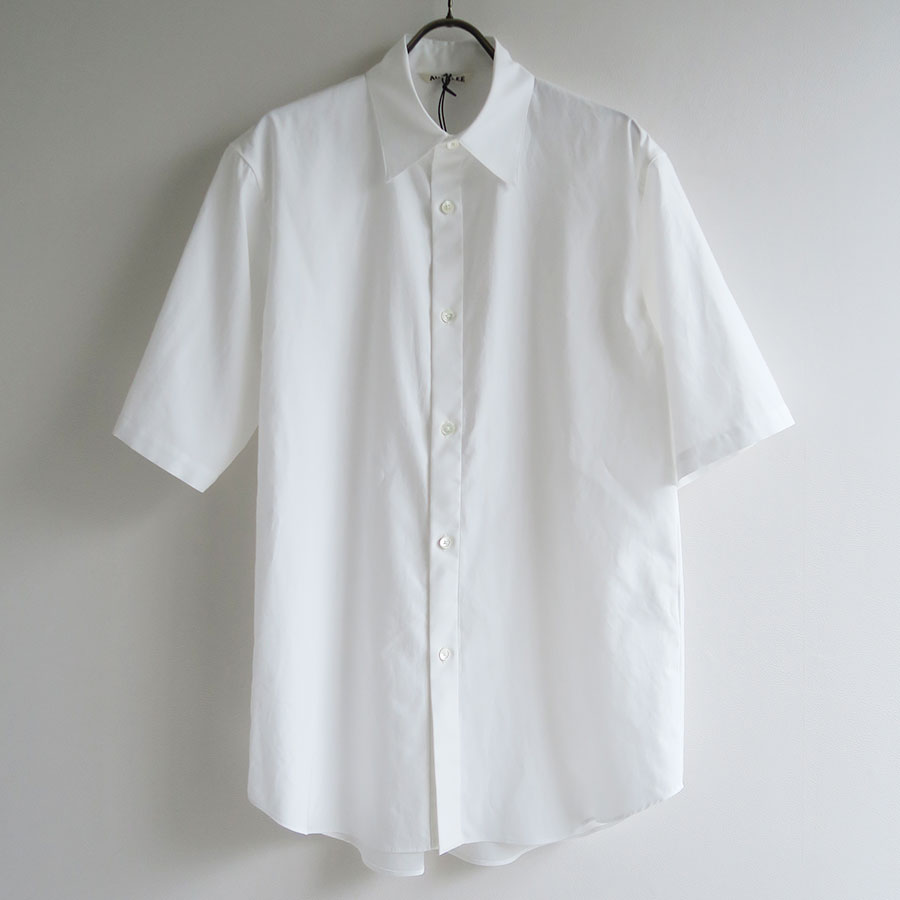 AURALEE/オーラリー】WASHED FINX TWILL HALF SLEEVED SHIRT