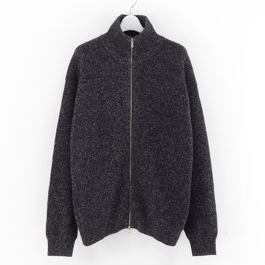 ULTERIOR 25AW メランジリブドライバーズニット　アルテリア ULTERIOR/アルテリア】W/C MEALANGE RIB DRIVERS KNIT UKW28-KC221の