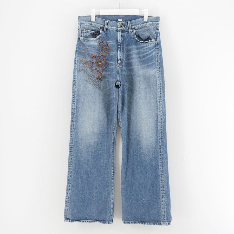KHOKI/コッキ】Embroidered-design denim pants 25ss-p-08の通販