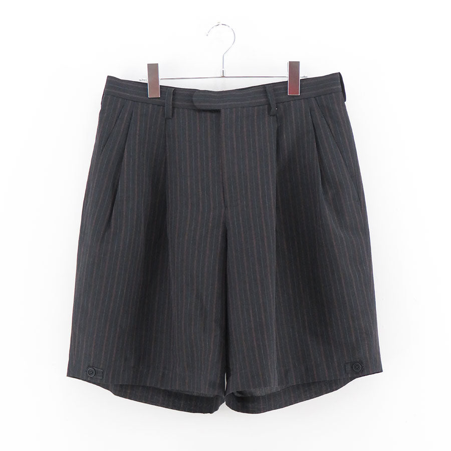MAATEE&SONS/マーティーアンドサンズ】SHORT TROUSER / 強撚R,LI,PE