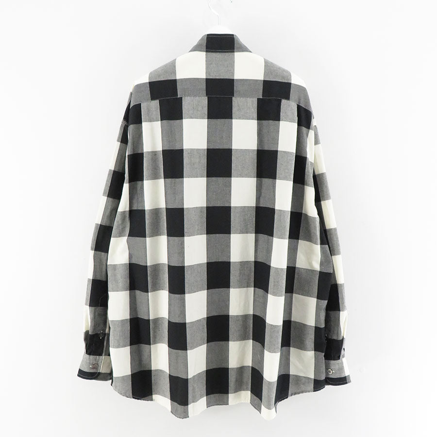 【Porter Classic/ポータークラシック】<br>BLOCK CHECK STAND COLLAR SHIRT <br>PC-016-2474