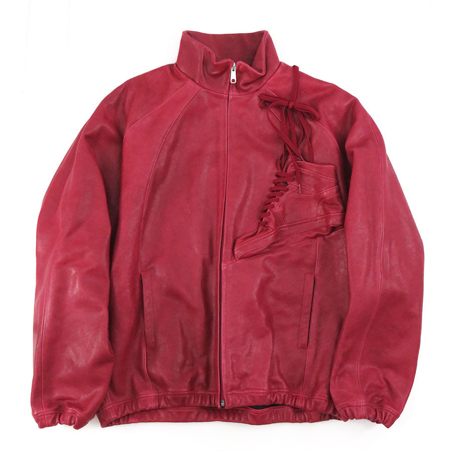 doublet/ダブレット】BASKETBALL SHOE POCKET LEATHER JACKET