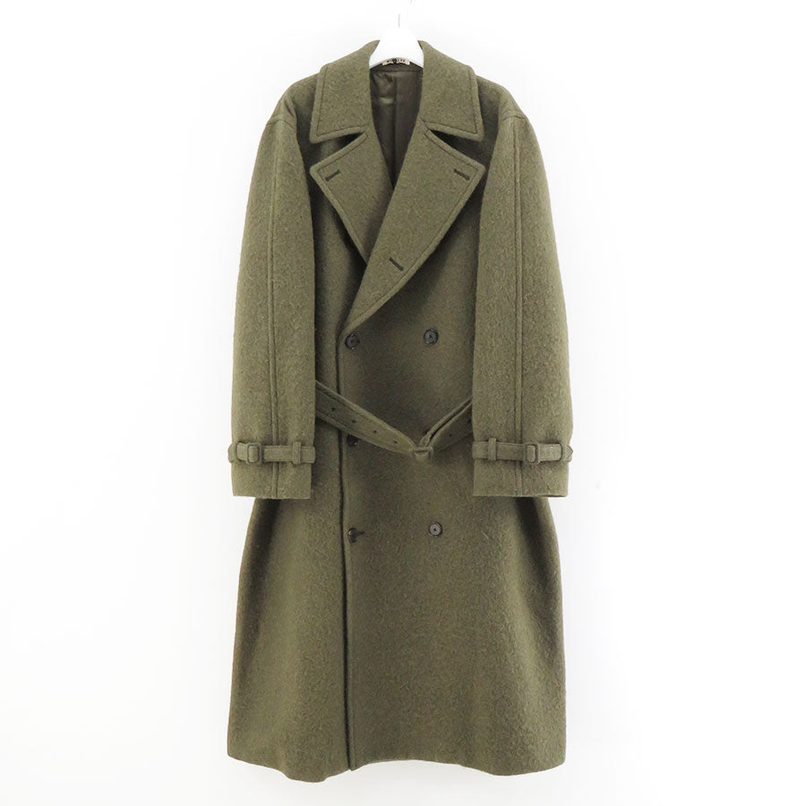 定価165000円オーラリー【新品】BRUSHED ALPACA WOOL MELTON COAT