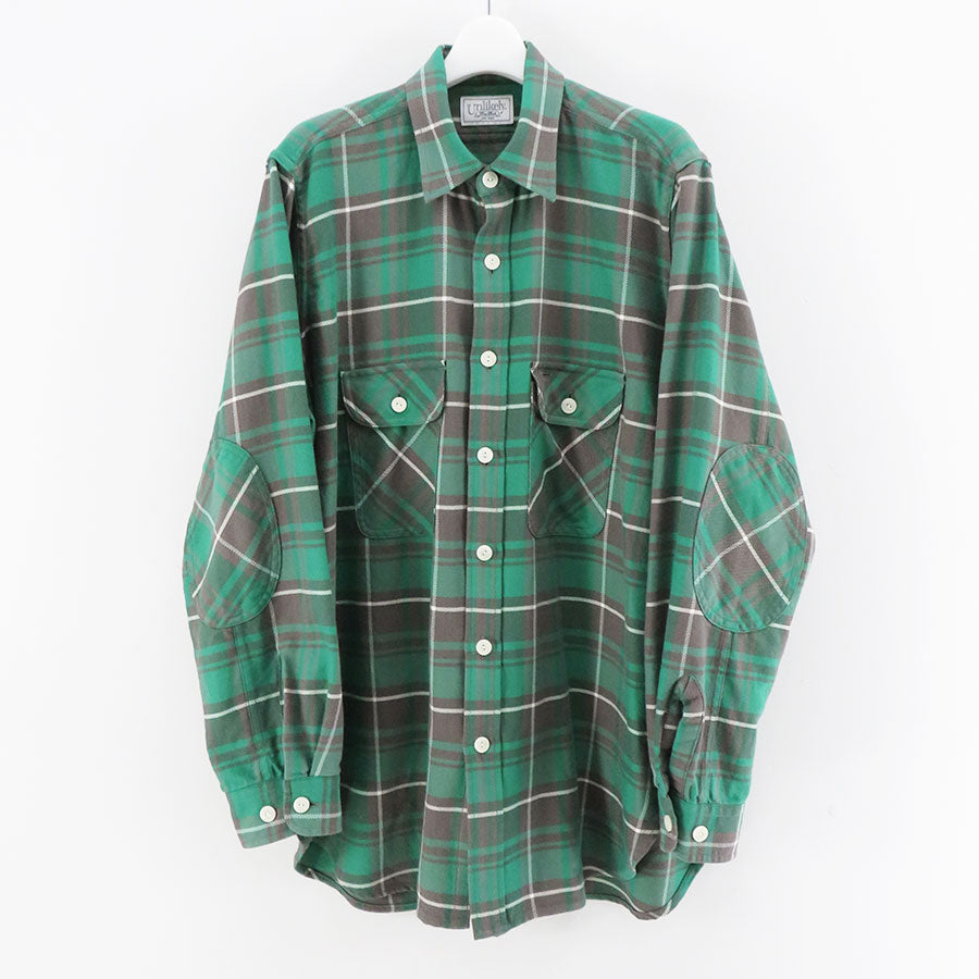 【Unlikely/アンライクリー】, Unlikely Elbow Patch Flannel Work Shirts , U23F-11-0002