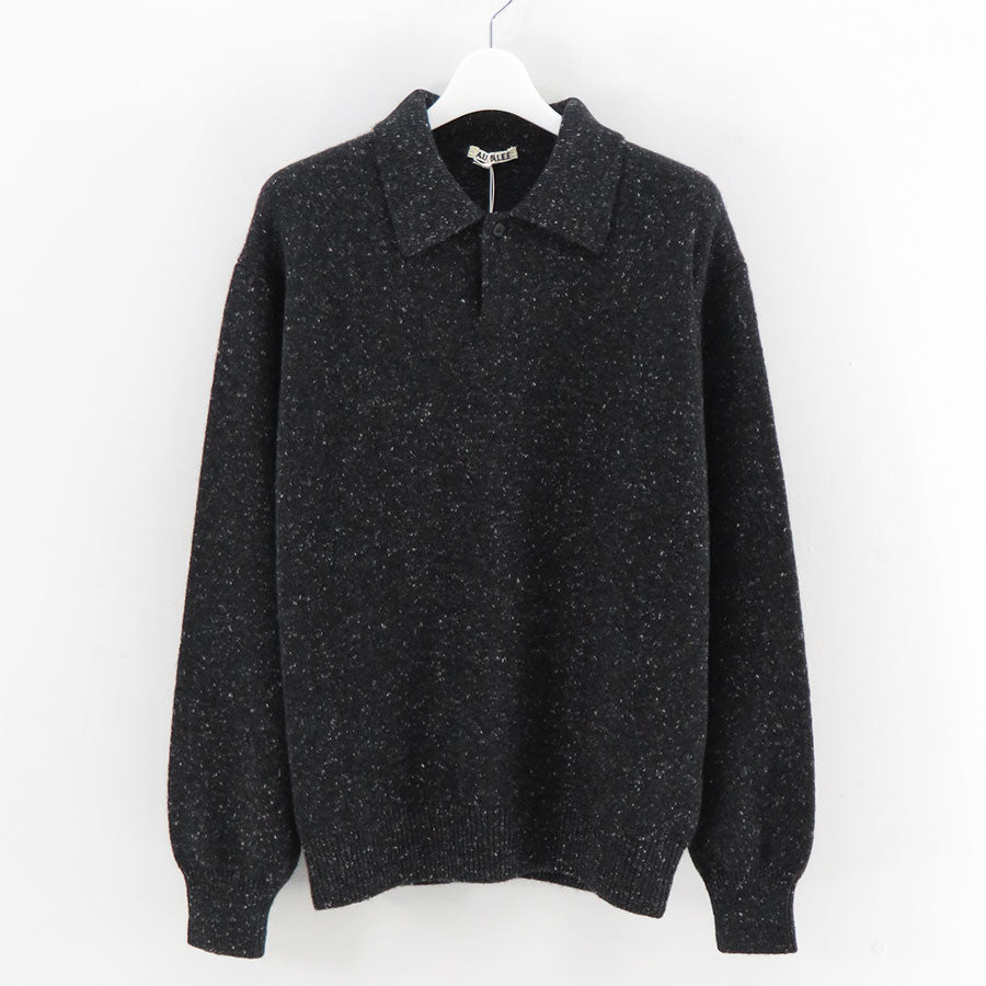 AURALEE/オーラリー】CASHMERE NEP KNIT POLO A26AP02NEの通販