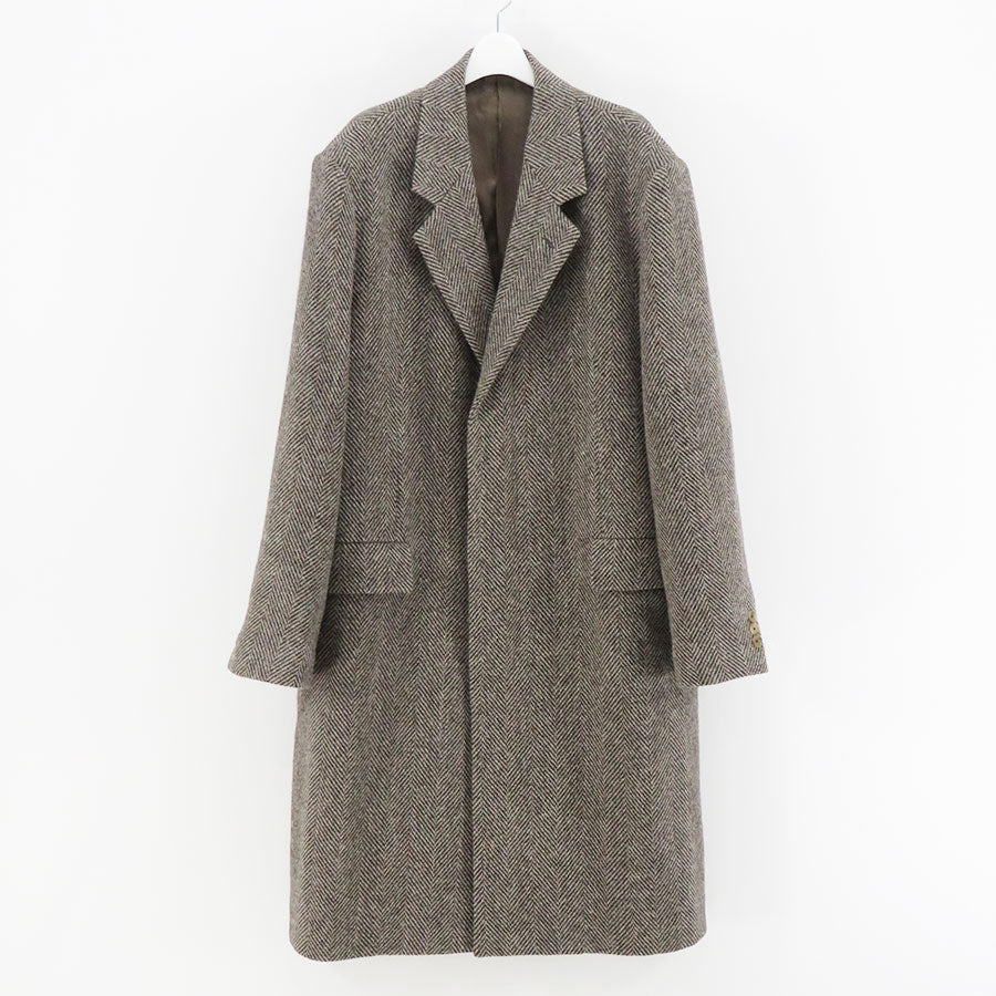 AURALEE/オーラリー】LAMA SHETLAND WOOL TWEED CHESTERFIELD COAT A24AC01LSの通販  「ONENESS ONLINE STORE」