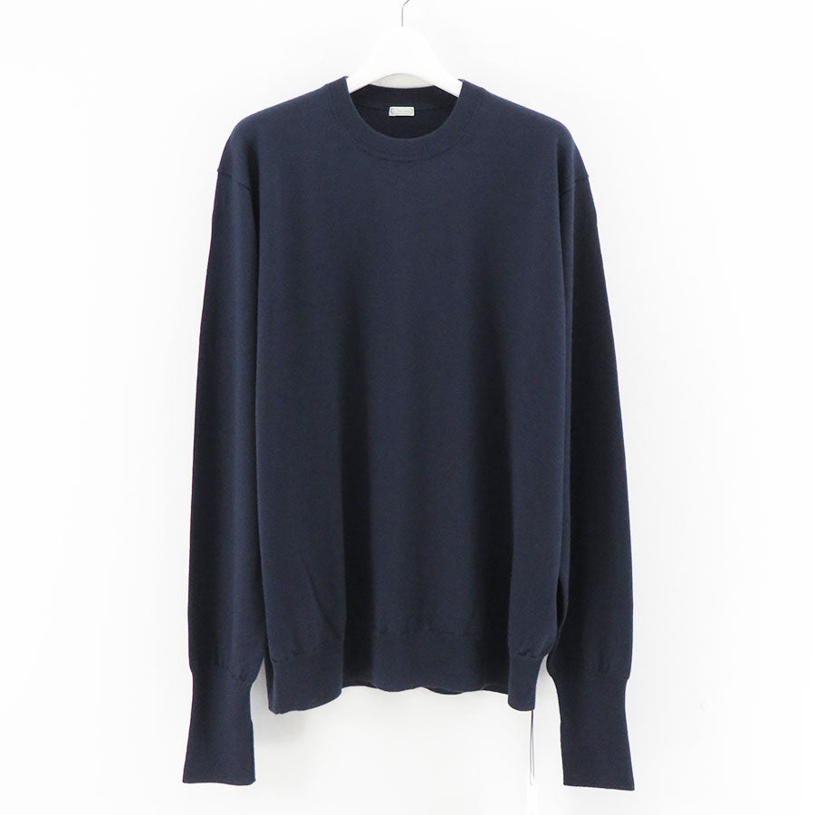 A.PRESSE/アプレッセ】Cashmere High Gauge Crew Neck Sweater 24SAP 