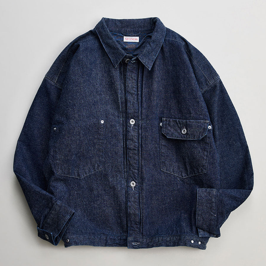 完売品【NICENESS ナイスネス】THORNHILL / ソーンヒル S新品 NICENESS/ナイスネス】THORNHILL / ソーンヒル (ロウデニム トラッカー