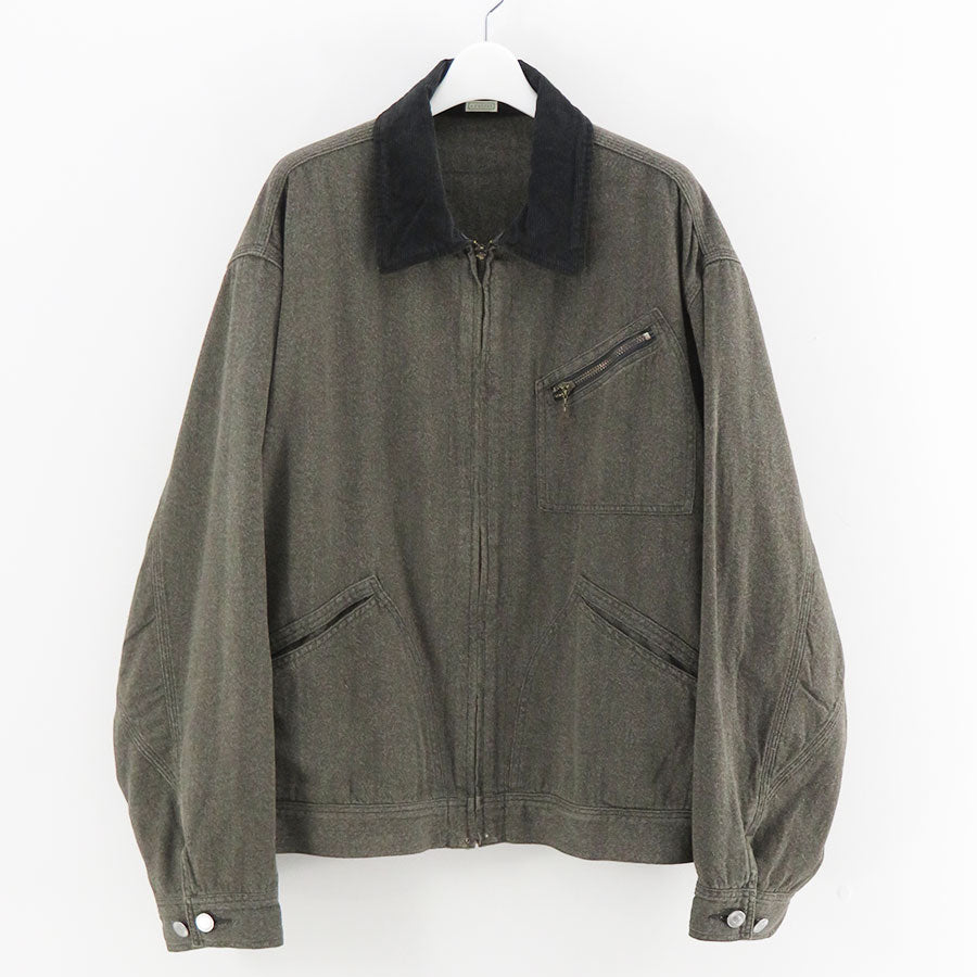 ジャケット・アウター A PRESSE 26ss Black Chambray Work Jacket A.PRESSE/アプレッセ】Vintage Black Chambray Work Jacket 26AAP-01