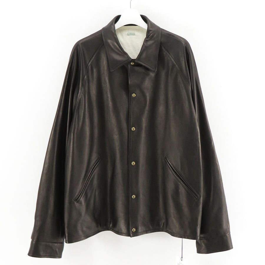 A.PRESSE/アプレッセ】Leather Coach Jacket 26AAP-01-01の通販