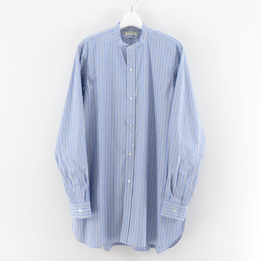 HEUGN/ユーゲン】Rob Band collar Blue Stripe SHIRT095の通販 「ONENESS ONLINE STORE」