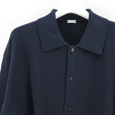 【A.PRESSE/アプレッセ】<br>Cotton Knit Polo Collar Cardigan <br>24SAP-03-08K
