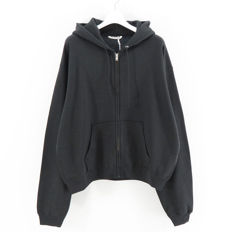 AURALEE/オーラリー】HIGH-TWIST COMPACT SWEAT ZIP PARKA A26AP01WUの