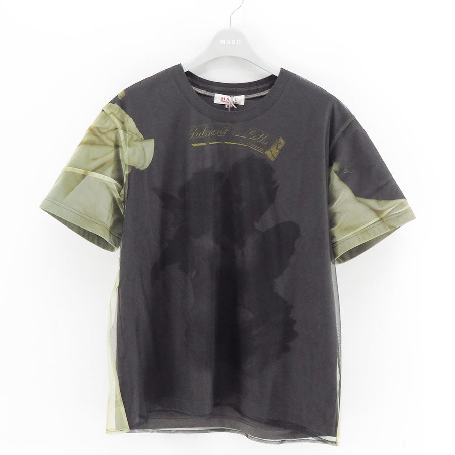 M A S U/エムエーエスユー】BLURRED ANGEL T-SHIRT M26U6CS006の通販