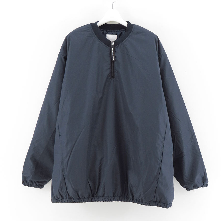 S.F.C BASEBALL HALF ZIP JACKET NAVY L