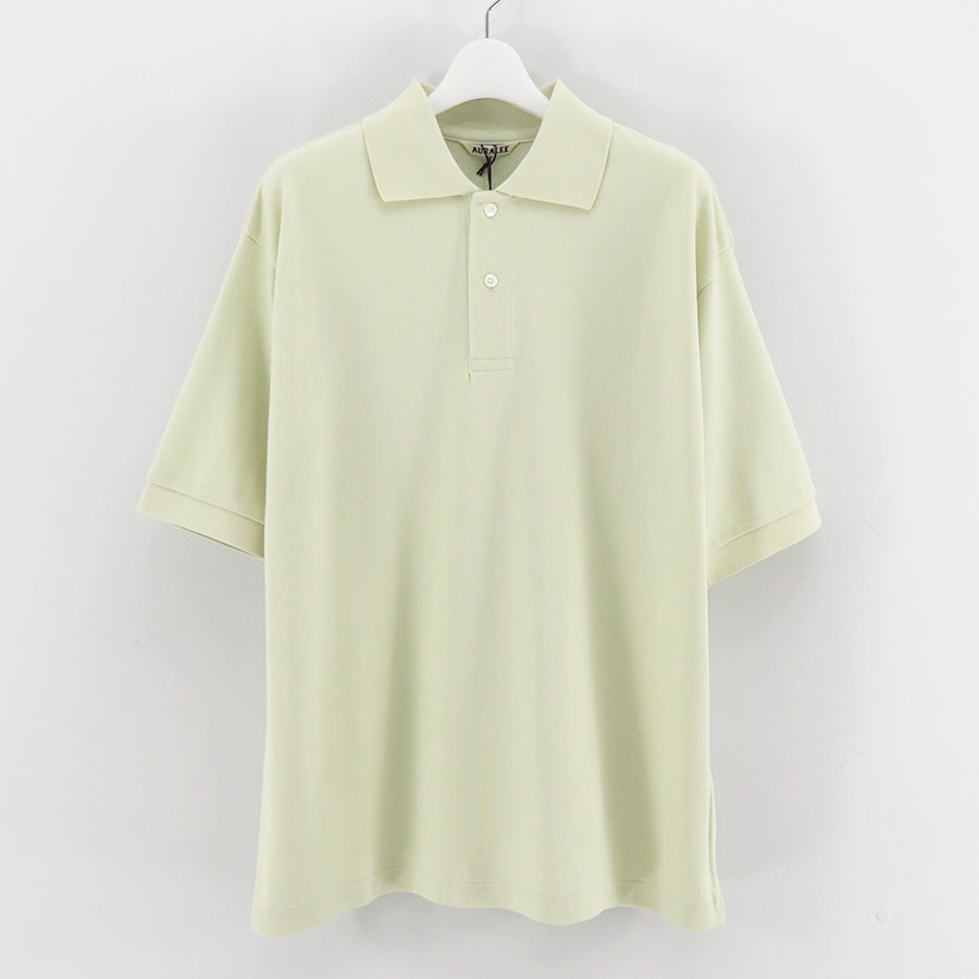 AURALEE/オーラリー】PIMA COTTON HEAVY PIQUE POLO A25SP01SKの