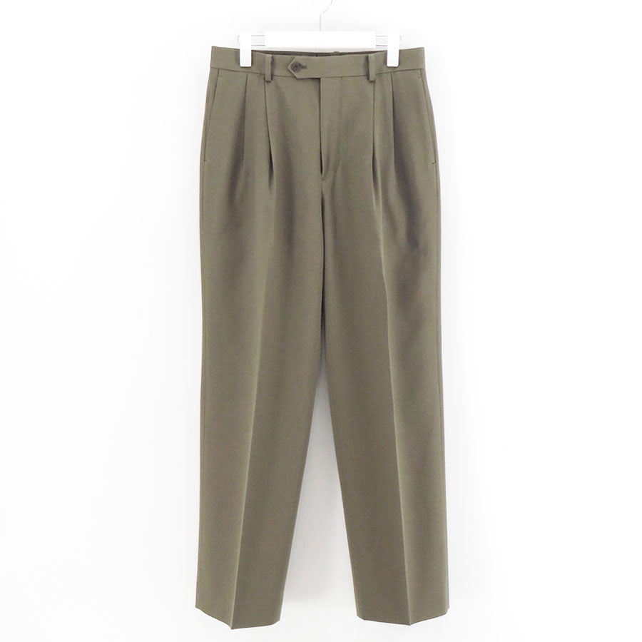 AURALEE/オーラリー】LIGHT WOOL MAX GABARDINE TWO-TUCK SLACKS