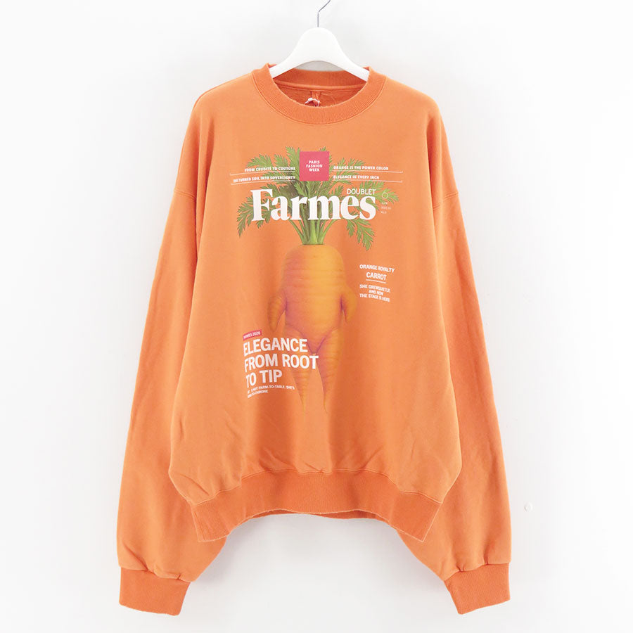 doublet/ダブレット】FARMES MAGAZINE COVER SWEAT SHIRT 26SS35CS431