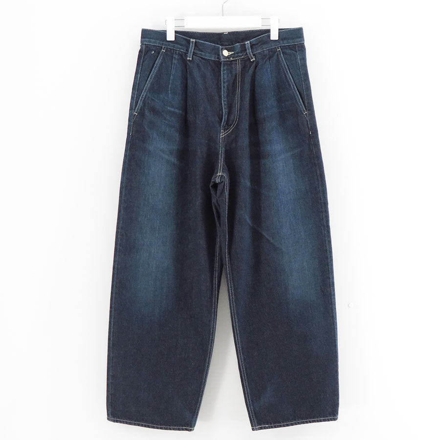 グラフペーパー26ss デニム新品未使用 Graphpaper/グラフペーパー】Selvage Denim Two Tuck Pants GU261