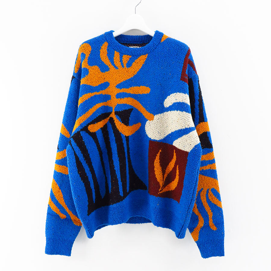 KHOKI Intarsia-knit jumper