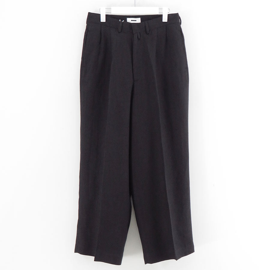 REVERBERATE/リバーバレイト】TACKED TROUSERS REV-26SS-TR05-PLの通販